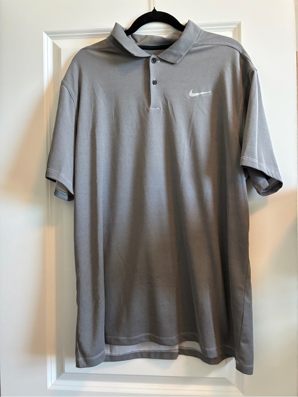 Nike Golf Men’s Grey Dri-FIT Polo Shirt